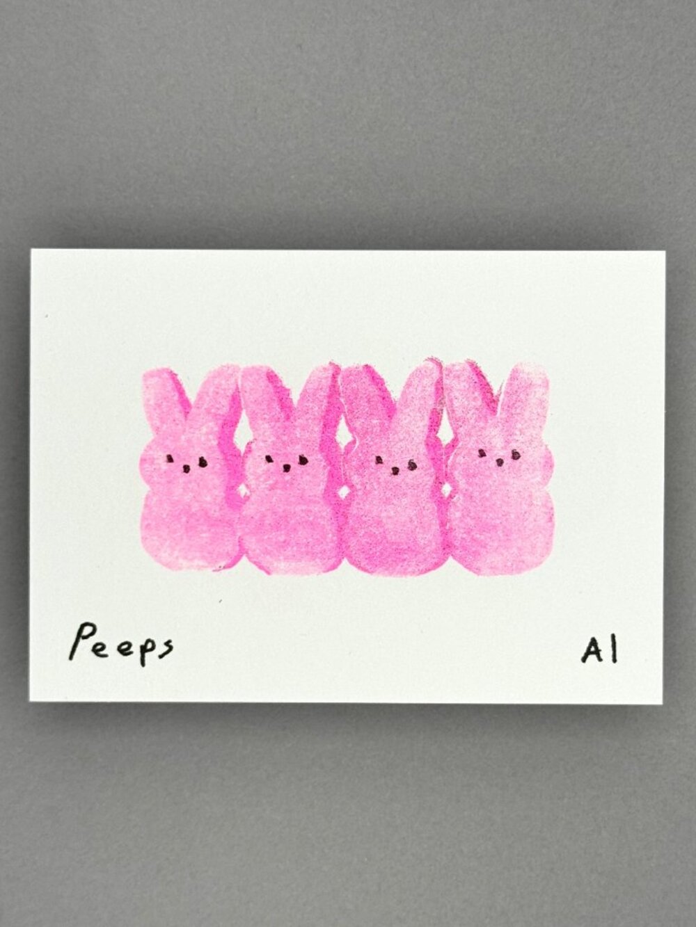 Ana Inciardi Peeps Mini Art Print